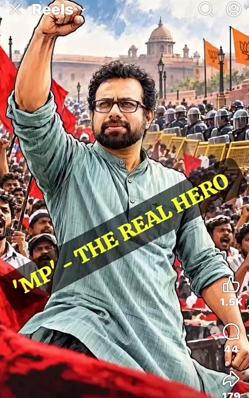 ഡോ: ജോൺ ബ്രിട്ടാസ് എം പി ക്കു സി ആർപി എഫ് /ഡൽഹി പോലീസിന്റെ കൊടിയ മർദനം