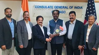 ചിക്കാഗോയിലെ പുതിയ ഇന്ത്യൻ കോൺസൽ ജനറലുമായി മലയാളി സംഘടനാ നേതാക്കൾ കൂടിക്കാഴ്ച നടത്തി