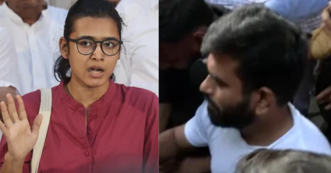 സിജെപിയുടെ തിരംഗ മാർച്ച്; അഭിജീത് ദിപ്കെയും നേഹ ബോറയും കസ്റ്റഡിയിൽ