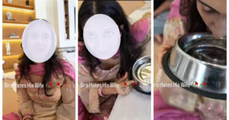 ലൈക്കുകൾക്കായി ഇത്രയും തരംതാഴണമോ? വളർത്തുനായയുടെ പാത്രത്തിൽനിന്ന് ഭാര്യയെക്കൊണ്ട് വെള്ളം കുടിപ്പിച്ച് യൂട്യൂബർ; സമൂഹമാധ്യമങ്ങളിൽ കടുത്ത രോഷം