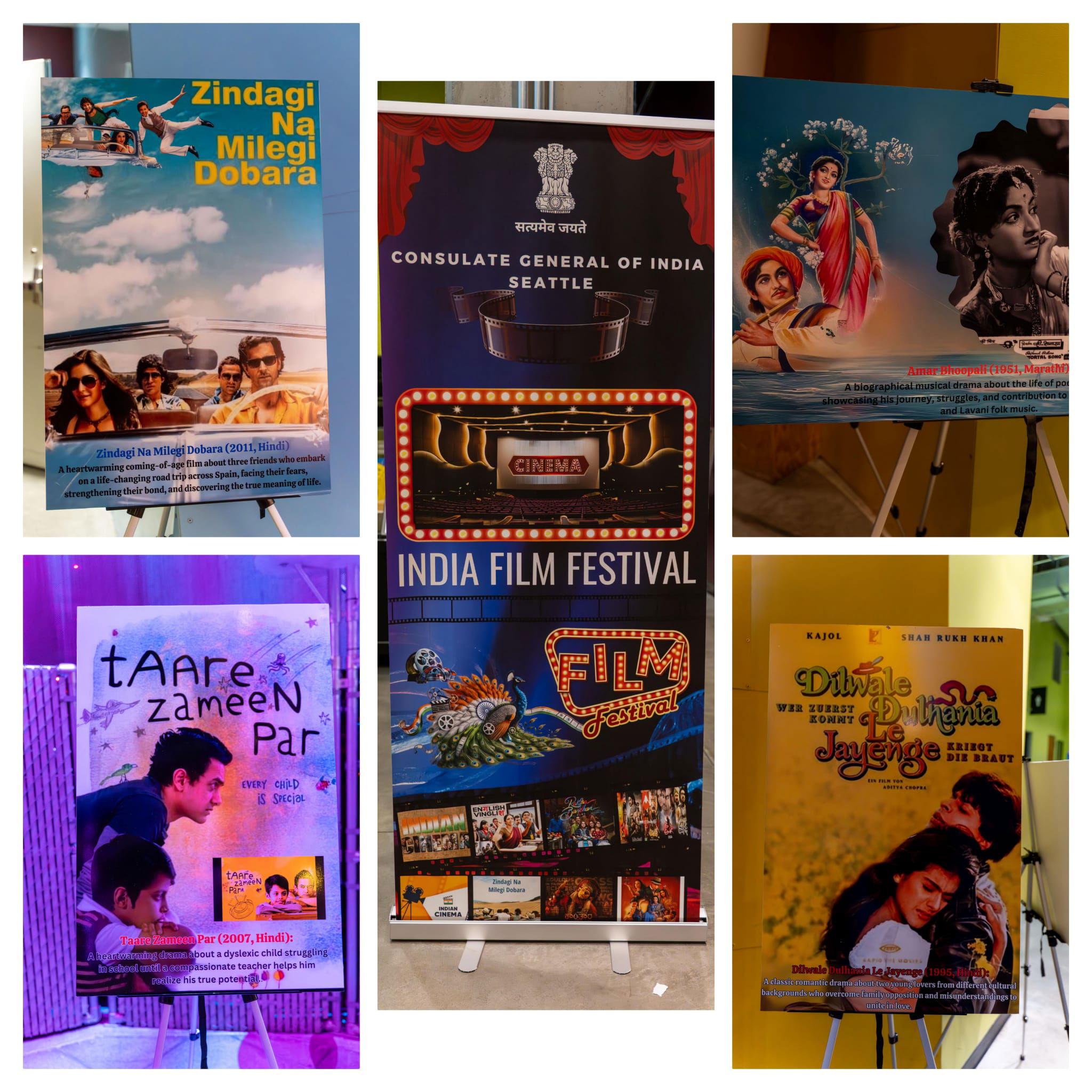 കോൺസലേറ്റ് ജനറൽ മുൻകൈയെടുത്തു സിയാറ്റിലിൽ ഇന്ത്യൻ ചലച്ചിത്രോത്സവം നടത്തി (പിപിഎം)