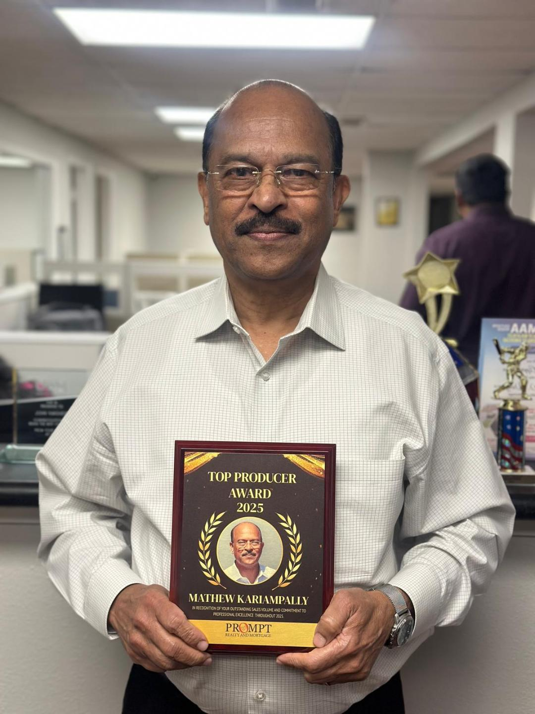 പുതുവര്‍ഷാഘോഷവും പുരസ്‌കാരങ്ങളുമായി    പ്രോംപ്റ്റ് റീയല്‍റ്റി: ഷാജി ജോണ്‍ ബെസ്‌ററ് സെല്ലെര്‍ 2025