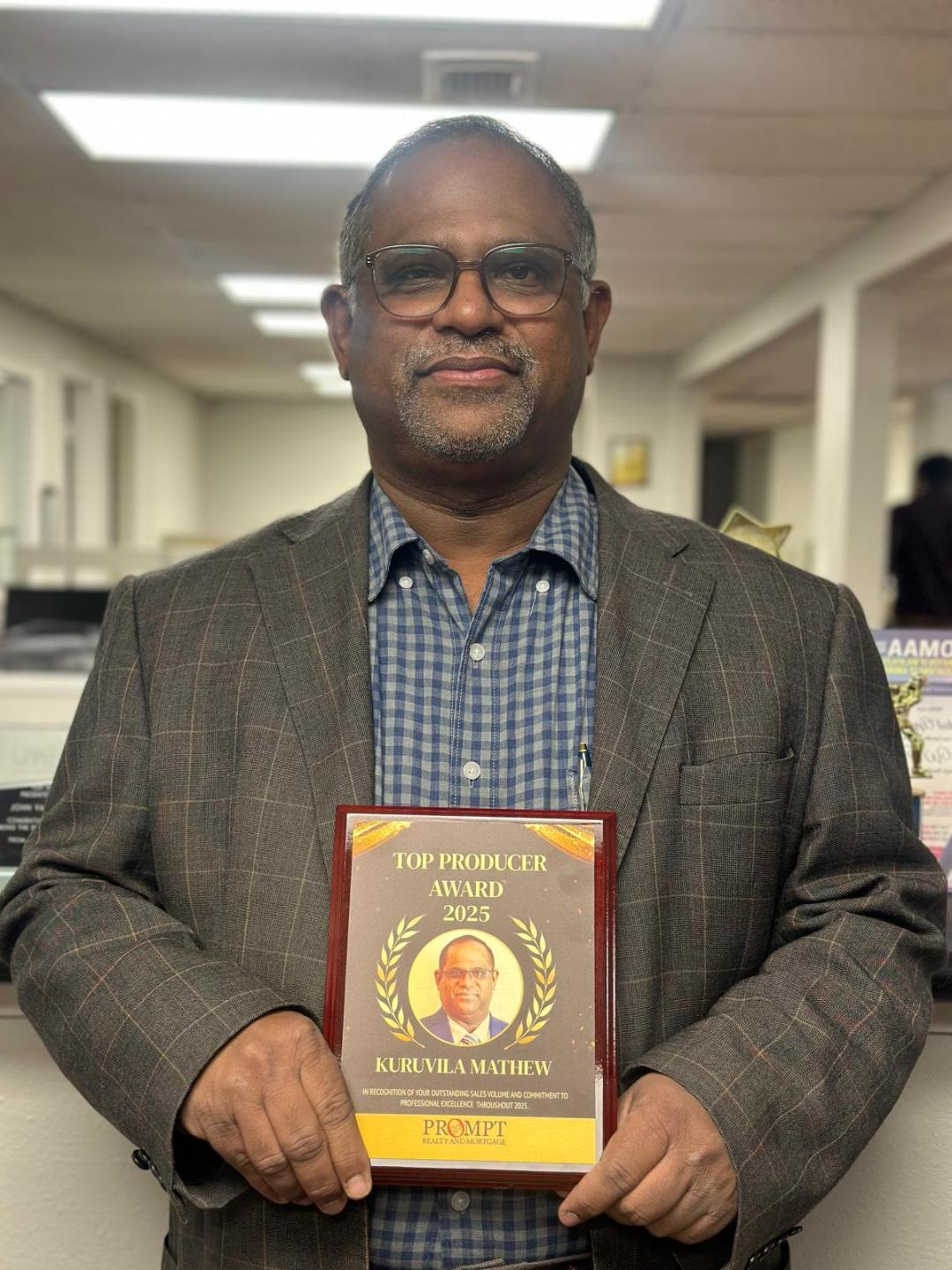 പുതുവര്‍ഷാഘോഷവും പുരസ്‌കാരങ്ങളുമായി    പ്രോംപ്റ്റ് റീയല്‍റ്റി: ഷാജി ജോണ്‍ ബെസ്‌ററ് സെല്ലെര്‍ 2025