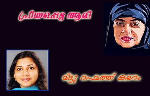 പ്രിയപ്പെട്ട ആമി- മീട്ടു റഹ്മത്ത് കലാം