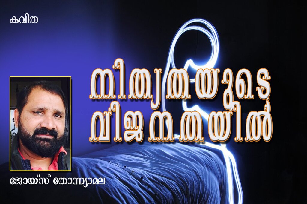 നിത്യതയുടെ വിജനതയില്‍ (കവിത-ജോയ്‌സ് തോന്ന്യാമല)