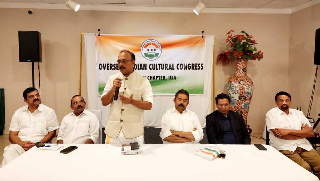 ഓഐസിസിയൂഎസ്‍എ  ഹൂസ്റ്റൺ ചാപ്റ്റർ അഡ്വക്കേറ്റ് ജയ്സൺ ജോസഫിന്  ഊഷ്മള സ്വീകരണം നൽകി