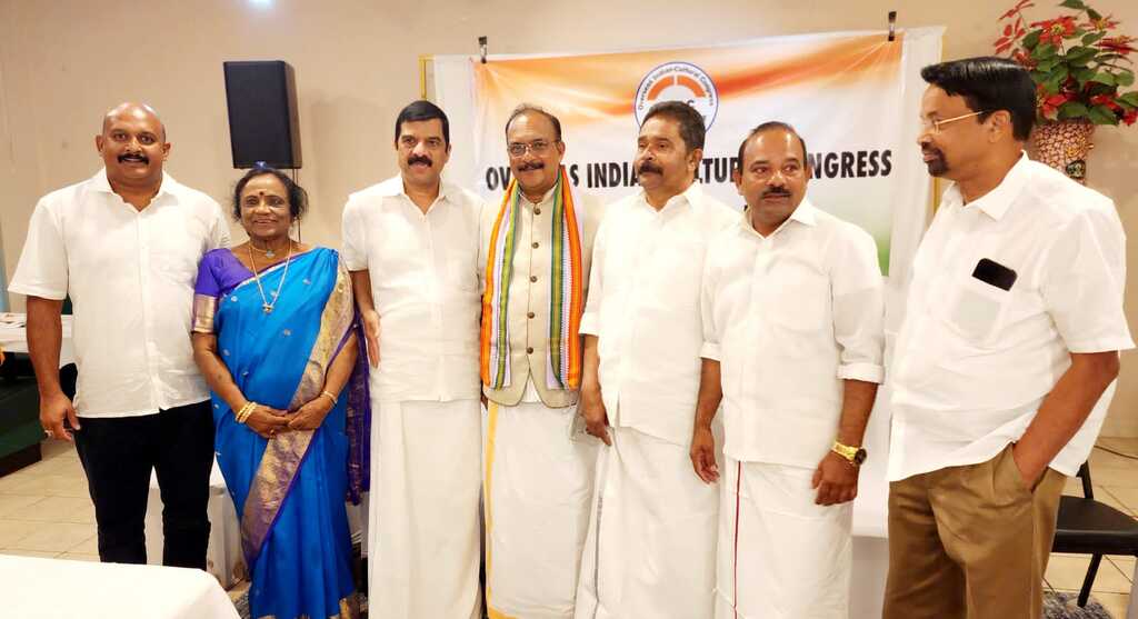 ഓഐസിസിയൂഎസ്‍എ  ഹൂസ്റ്റൺ ചാപ്റ്റർ അഡ്വക്കേറ്റ് ജയ്സൺ ജോസഫിന്  ഊഷ്മള സ്വീകരണം നൽകി