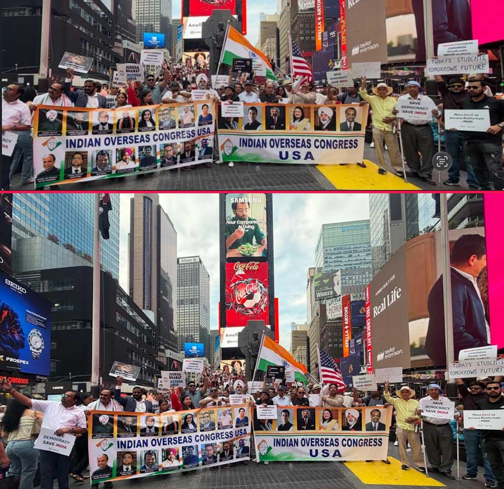 IOC USA Stages Protest in Solidarity with Students in India