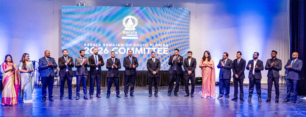 സൗത്ത് ഫ്ലോറിഡ മലയാളി സമൂഹത്തെ ഒന്നിപ്പിച്ച് കേരള സമാജം 2026 ഉദ്ഘാടനം