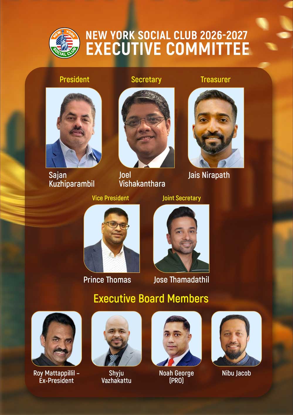 ന്യൂയോർക്ക് സോഷ്യൽ ക്ലബ് ഫാമിലി നൈറ്റ് ആവേശഭരിതമായി ആഘോഷിച്ചു