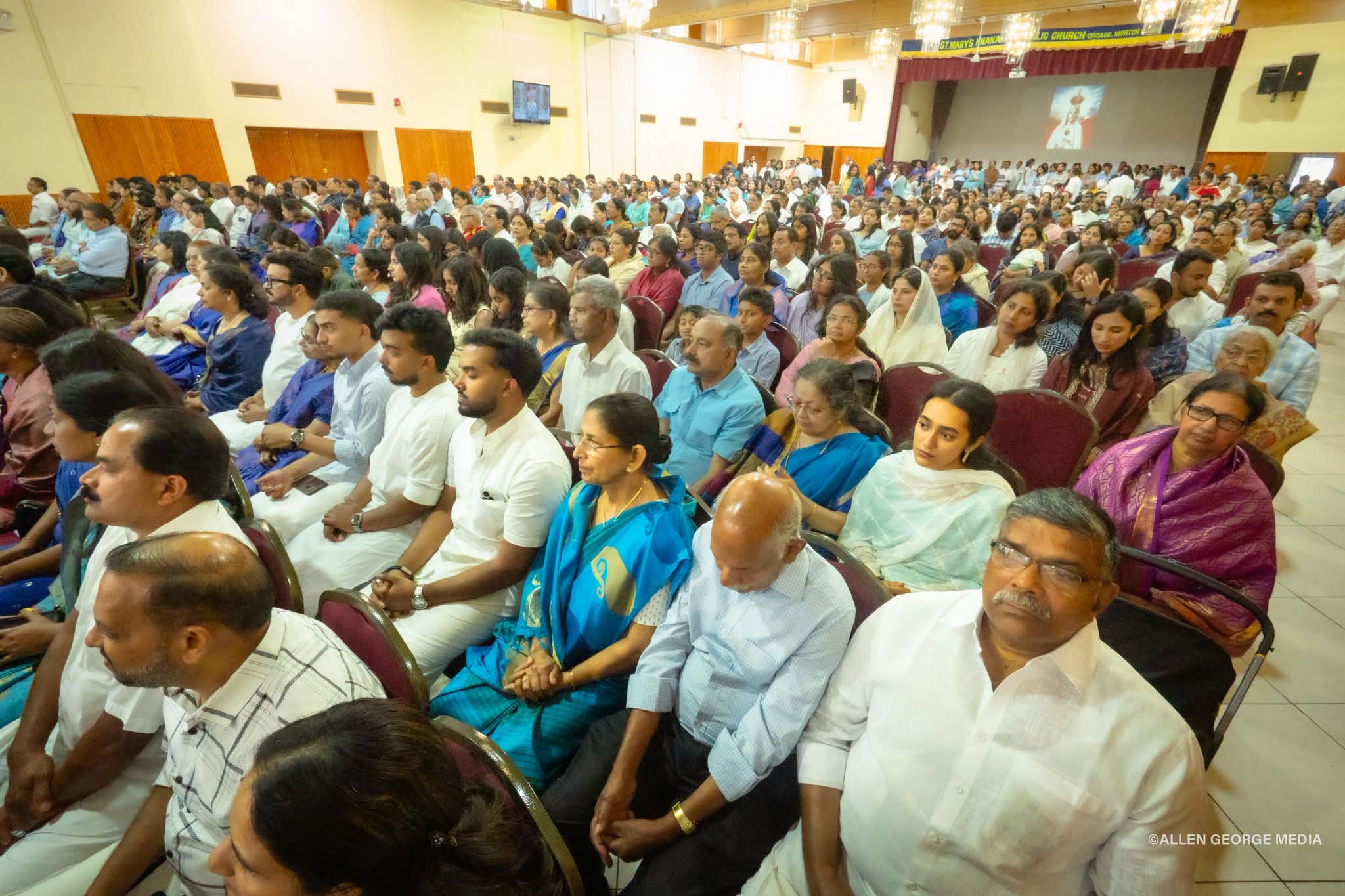 ചിക്കാഗോ സെന്റ് മേരീസിൽ പ്രധാന തിരുനാൾ വിപുലമായി ആഘോഷിച്ചു