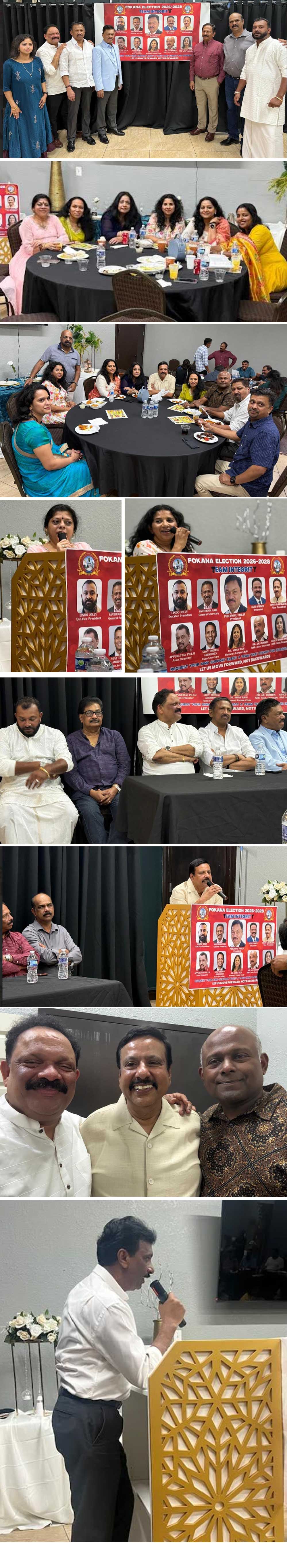 ഫൊക്കാന ടീം ഇന്റഗ്രറ്റി പാനലിനു   ഒർലാണ്ടോയിൽ  വമ്പിച്ച സ്വീകരണവും ആവേശകരമായ പിന്തുണയും