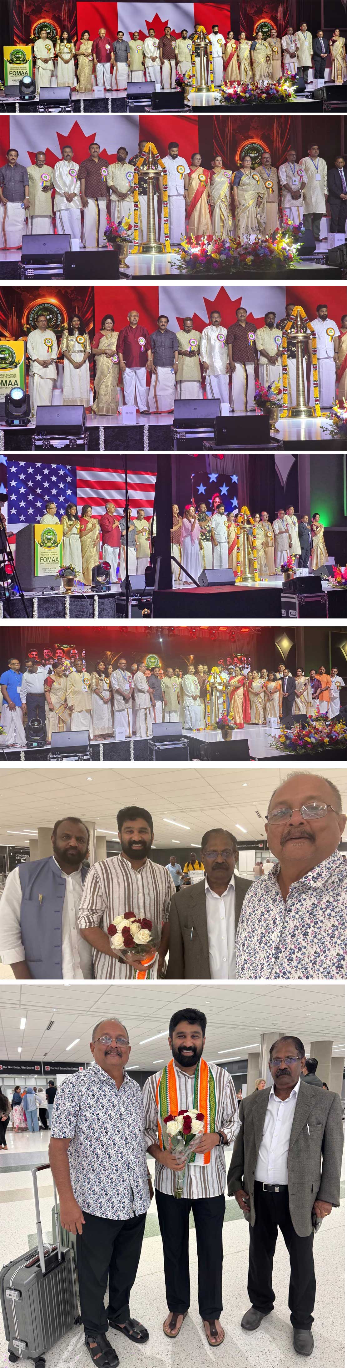 ഫോമാ കൺവെൻഷനിൽ പങ്കെടുക്കാനെത്തിയ വി.ടി.ബൽറാം എംഎൽഎയ്ക്ക് ഊഷ്മള സ്വീകരണം