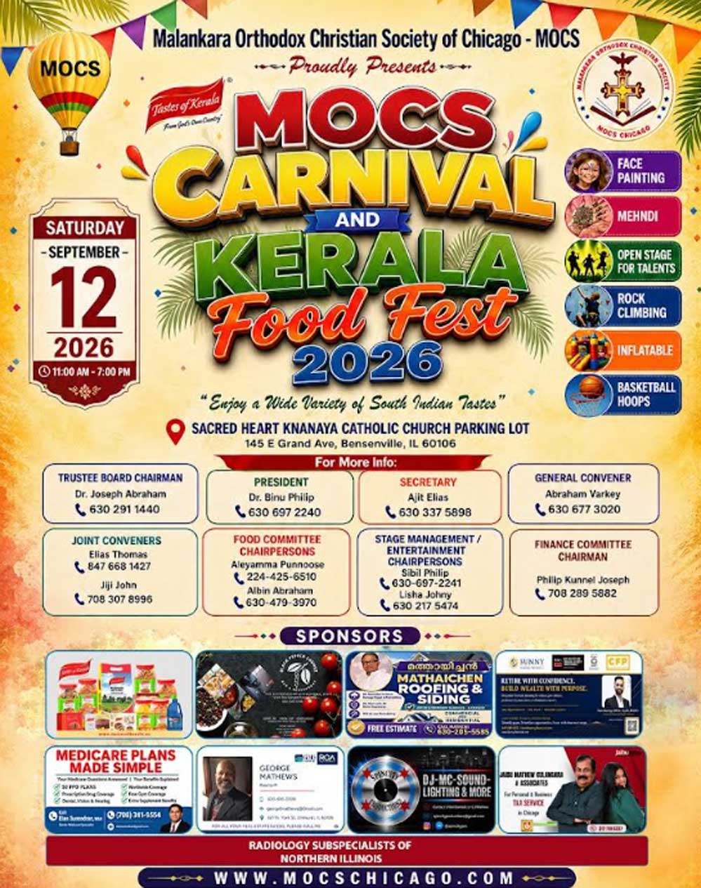 മലങ്കര ഓര്‍ത്തഡോക്‌സ് ക്രിസ്ത്യന്‍ സൊസൈറ്റി കാര്‍ണിവല്‍ സെപ്റ്റംബര്‍ 12-ന്