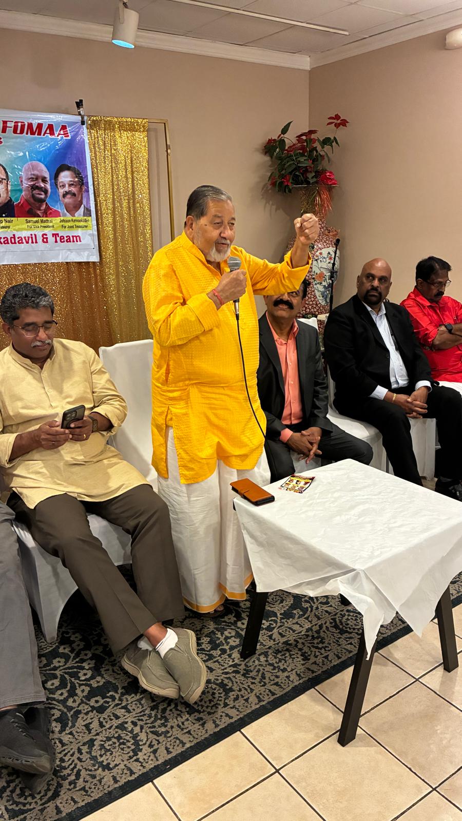 ടീം വോയ്‌സ് ഓഫ് ഫോമായ്ക്ക് ഹൂസ്റ്റണിലെ സതേണ്‍ റീജിയന് കീഴിലുള്ള മൂന്ന് സംഘടനകളുടെ സ്വീകരണം