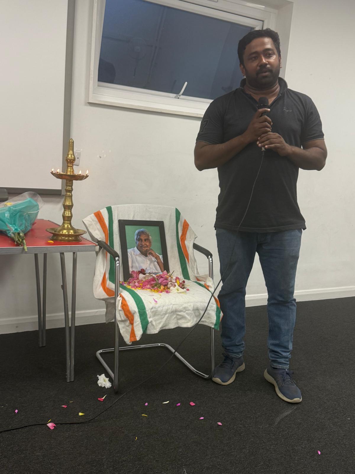 ഉമ്മന്‍ചാണ്ടി അനുസ്മരണവും, രണ്ടാം ചരമവാര്‍ഷികവും വാട്‌ഫോര്‍ഡില്‍ സ്മരണാഞ്ജലിയായി.
