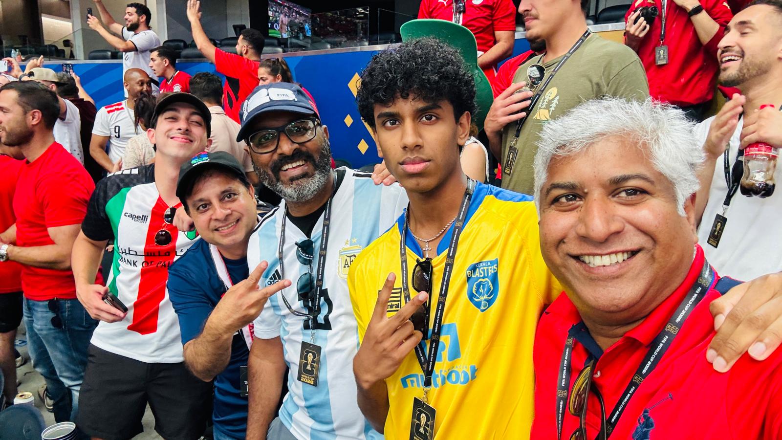 ചരിത്രം കുറിച്ച് ഈജിപ്ത്;ഗാലറിയില്‍ ആവേശം വിതറി മലയാളി ഫുട്‌ബോള്‍ ക്ലബ് എഫ്‌സിസി ഡാളസ്  