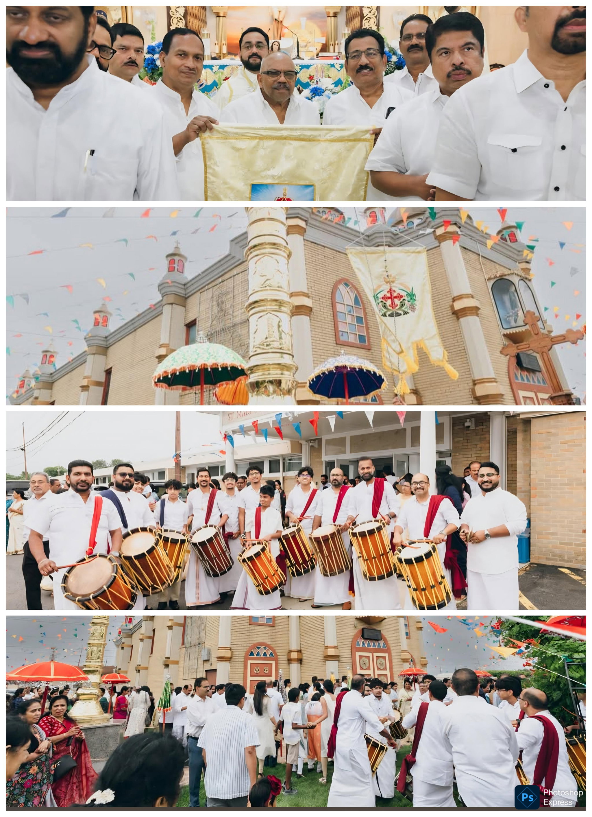 ചിക്കാഗോ സെന്റ് മേരീസ് ദേവാലയത്തിലെ തിരുനാളിനു കൊടിയേറ്റി: പ്രധാന തിരുനാള്‍ ഓഗസ്റ്റ് 7,8, 9 തീയതികളില്‍