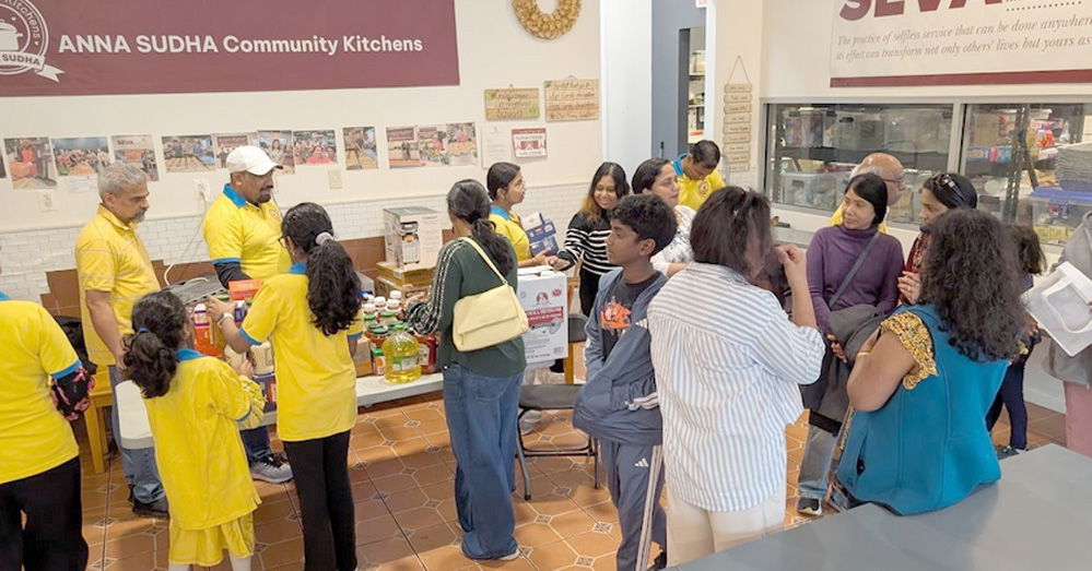എസ്.എന്‍.എം.സി വാഷിംഗ്ടൺ ഡി.സി: യുവജനങ്ങളുടെ നേതൃത്വത്തിൽ ഭക്ഷ്യ ശേഖരണ പ്രവർത്തനം ശ്രദ്ധേയമായി