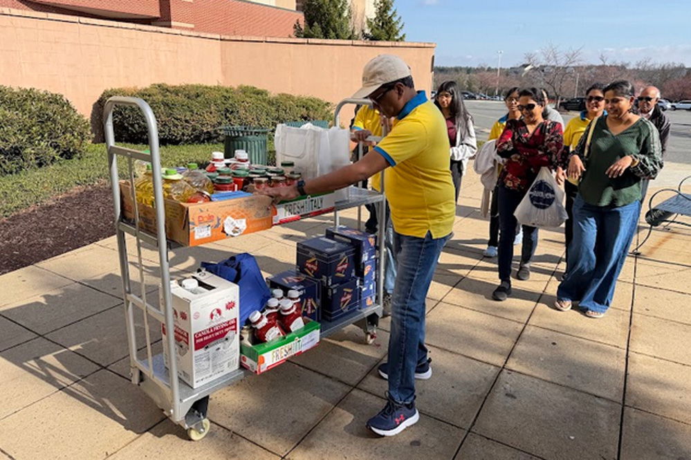 എസ്.എന്‍.എം.സി വാഷിംഗ്ടൺ ഡി.സി: യുവജനങ്ങളുടെ നേതൃത്വത്തിൽ ഭക്ഷ്യ ശേഖരണ പ്രവർത്തനം ശ്രദ്ധേയമായി