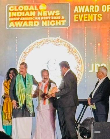 ഗ്ലോബൽ ഇൻഡോ അമേരിക്കൻ ഫെസ്റ്റ് : ജീമോൻ റാന്നിയ്ക്ക് 