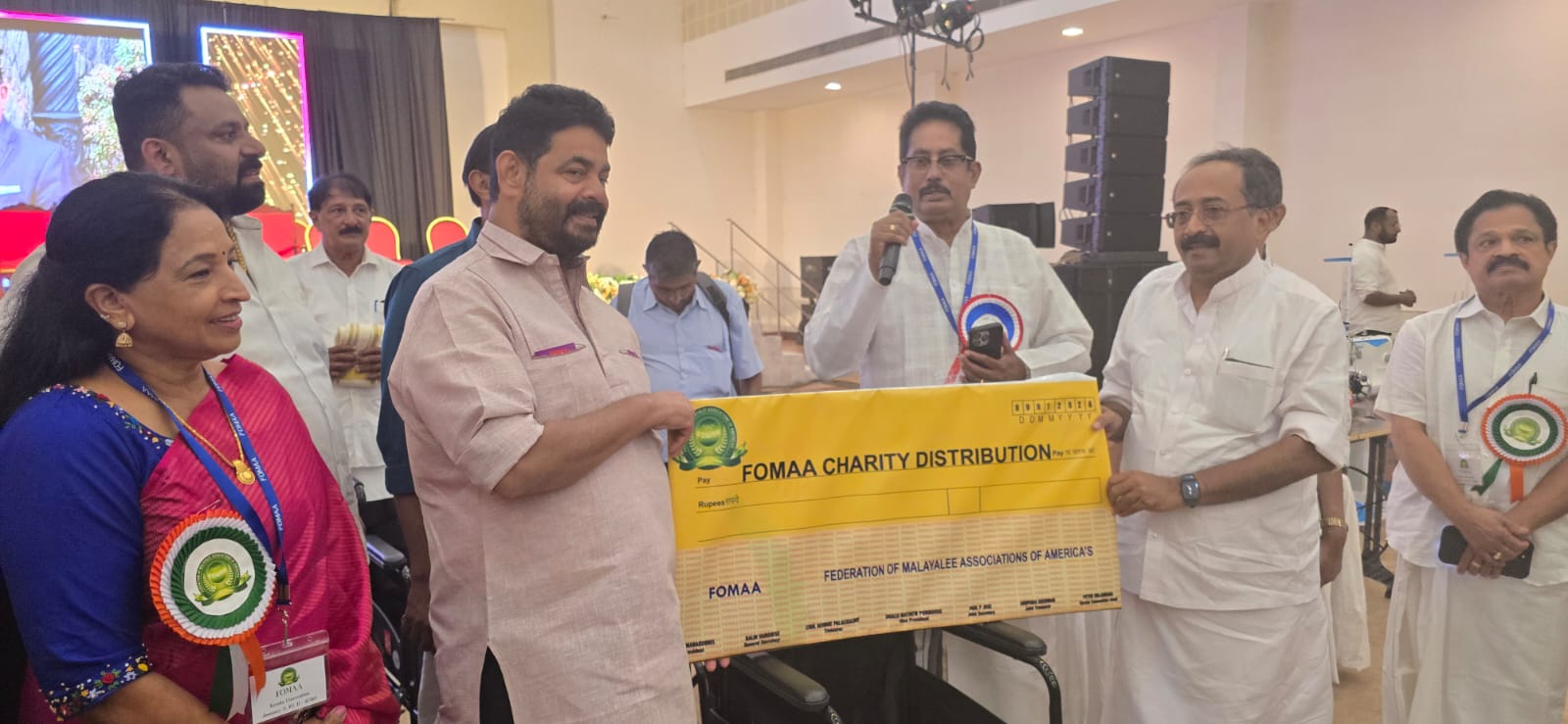 ചാരിറ്റി സഹായങ്ങള്‍ ഒട്ടനവധി വിതരണം ചെയ്ത് ഫോമാ കേരളാ കണ്‍വന്‍ഷന്‍ 2026 മാതൃകയായി