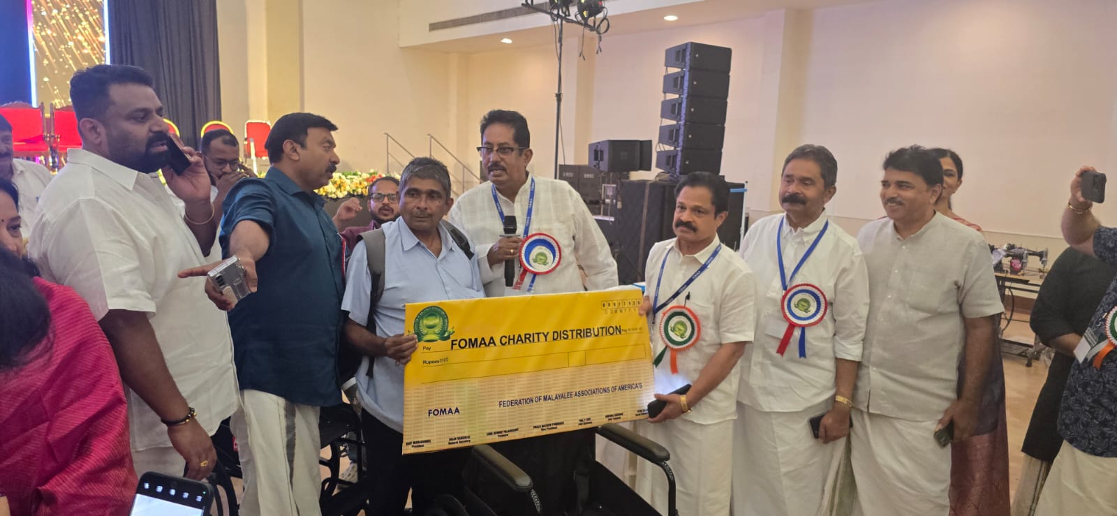 ചാരിറ്റി സഹായങ്ങള്‍ ഒട്ടനവധി വിതരണം ചെയ്ത് ഫോമാ കേരളാ കണ്‍വന്‍ഷന്‍ 2026 മാതൃകയായി