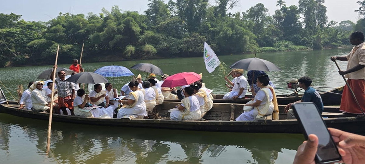  പരിസ്ഥിതി സന്ദേശ ജലയാനം മാരാമണ്ണില്‍ സമാപിച്ചു.