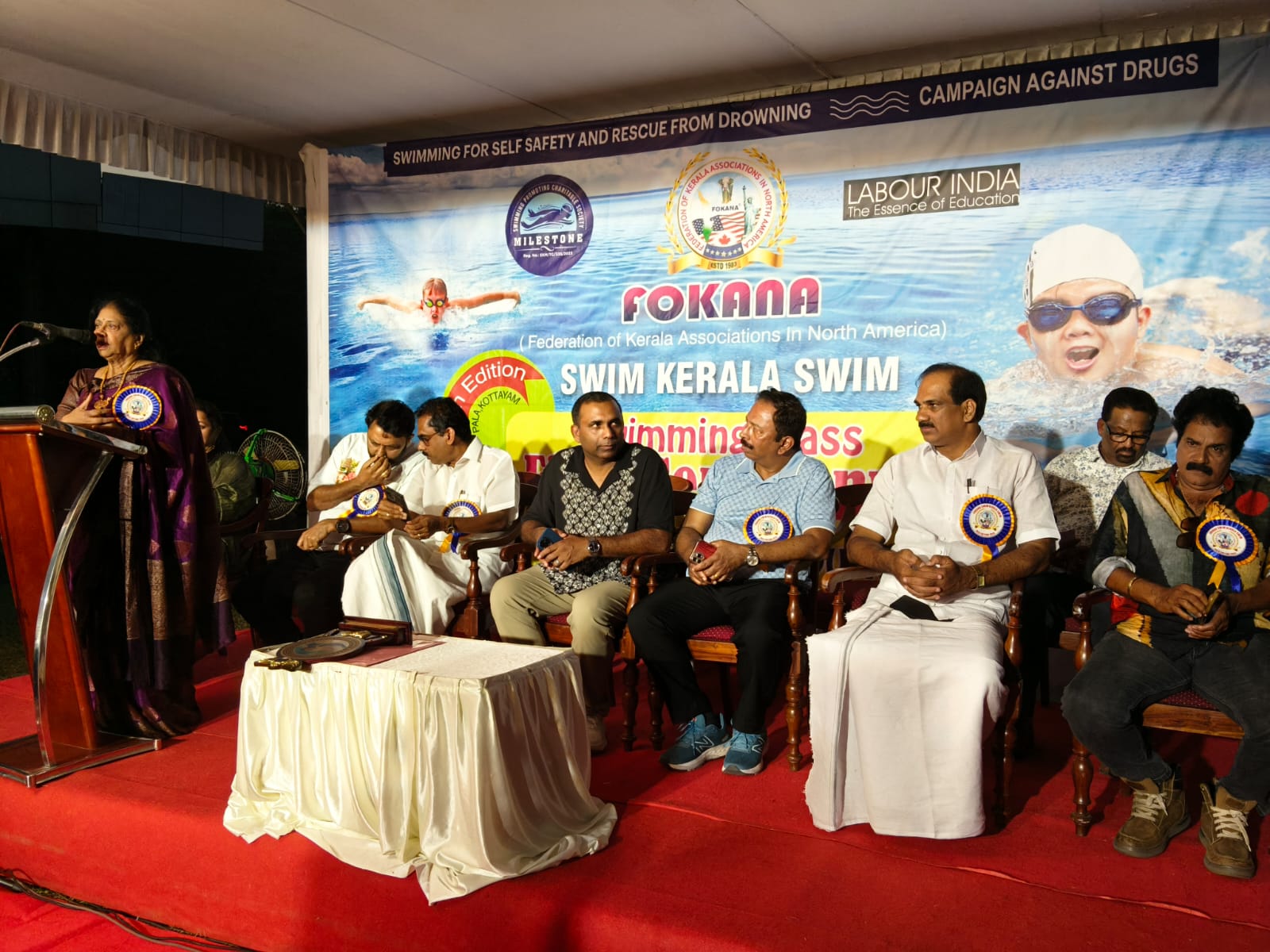  ജാഗ്രതയും സന്ദേശവുമായി ഫൊക്കാന-മൈല്‍ സ്റ്റോണ്‍ 'സ്വിം കേരള സ്വിമ്മി'ന് ആവേശോജ്വലമായ സമാപനം