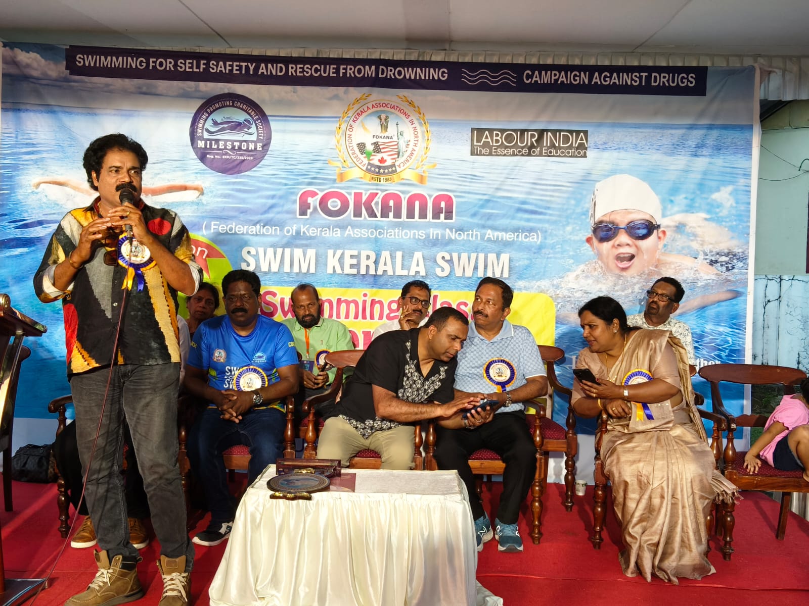  ജാഗ്രതയും സന്ദേശവുമായി ഫൊക്കാന-മൈല്‍ സ്റ്റോണ്‍ 'സ്വിം കേരള സ്വിമ്മി'ന് ആവേശോജ്വലമായ സമാപനം