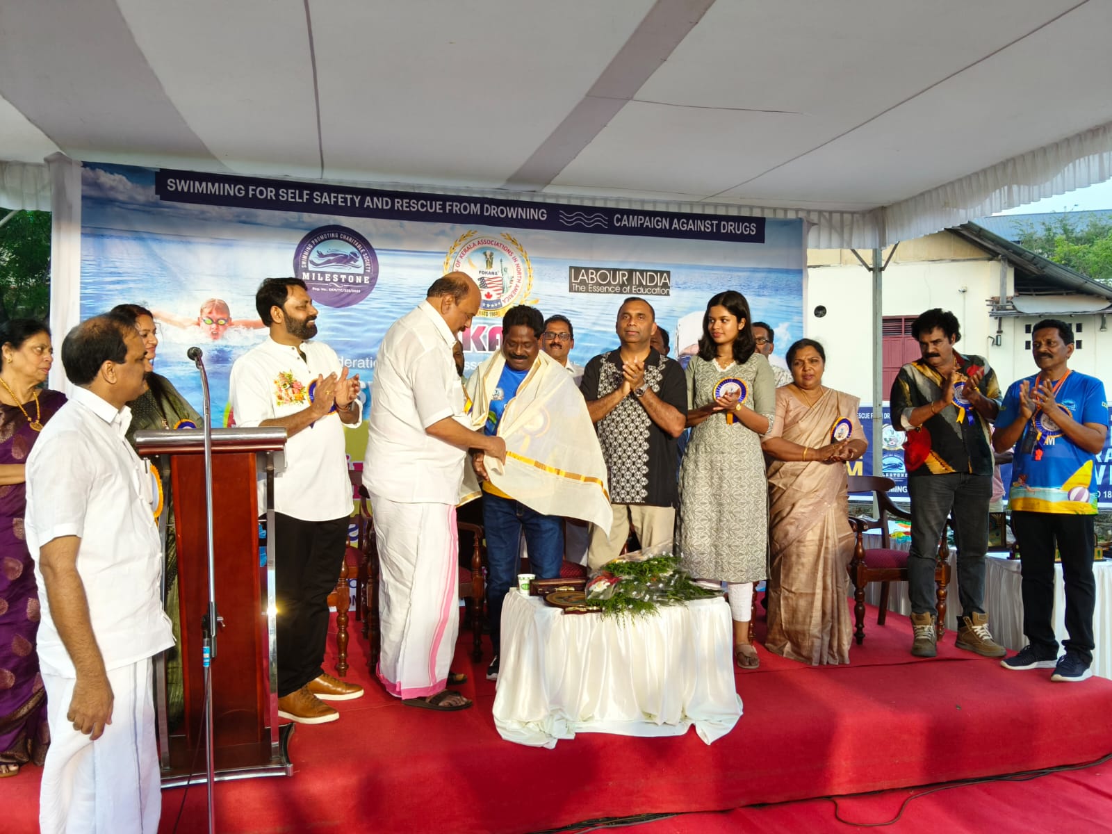  ജാഗ്രതയും സന്ദേശവുമായി ഫൊക്കാന-മൈല്‍ സ്റ്റോണ്‍ 'സ്വിം കേരള സ്വിമ്മി'ന് ആവേശോജ്വലമായ സമാപനം