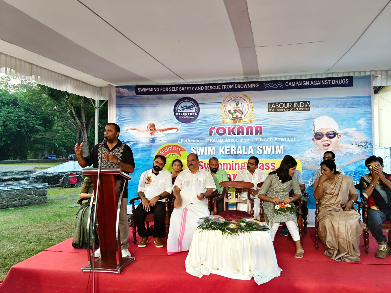  ജാഗ്രതയും സന്ദേശവുമായി ഫൊക്കാന-മൈല്‍ സ്റ്റോണ്‍ 'സ്വിം കേരള സ്വിമ്മി'ന് ആവേശോജ്വലമായ സമാപനം