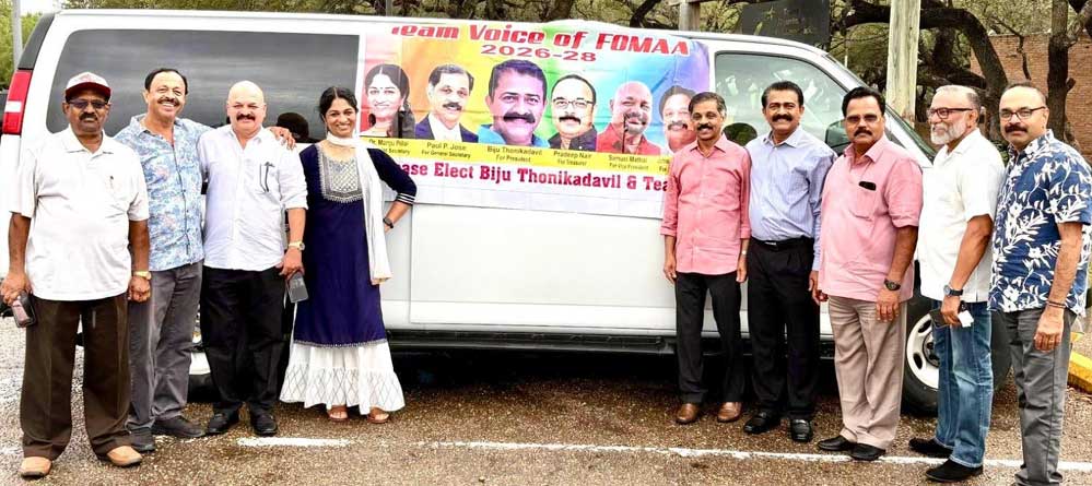 'ടീം വോയ്‌സ് ഓഫ് ഫോമാ'യ്ക്ക് ഡാളസ് സതേണ്‍ റീജിയണിലെ രണ്ട് സംഘടനകളുടെ ഊഷ്മള വരവേല്‍പ്പ്