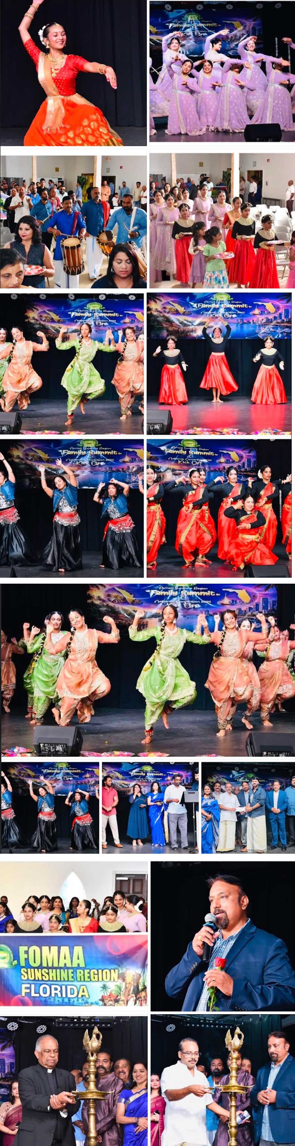 ഫോമാ സൺഷൈൻ റീജിയൻ കുടുംബ സംഗമവും നാഷണൽ കിക്കോഫും വർണ്ണശബളമായി