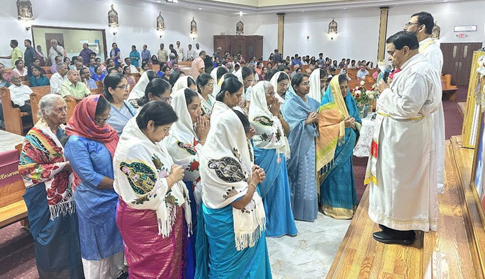 ഹൂസ്റ്റണിൽ  ഭക്തിസാന്ദ്രമായ വണക്കമാസ സമാപനം