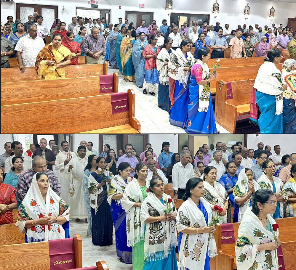 ഹൂസ്റ്റണിൽ  ഭക്തിസാന്ദ്രമായ വണക്കമാസ സമാപനം
