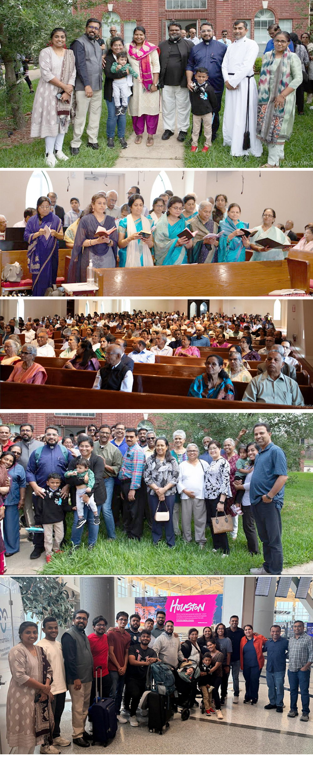 റവ.ജീവൻ ജോണിനും കുടുംബത്തിനും സമുചിത യാത്രയയപ്പു നൽകി