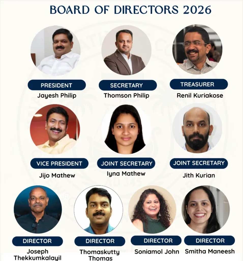 കെ.സി.സി.എൻ.എൽ പുതിയ ഭാരവാഹികളെ തിരഞ്ഞെടുത്തു