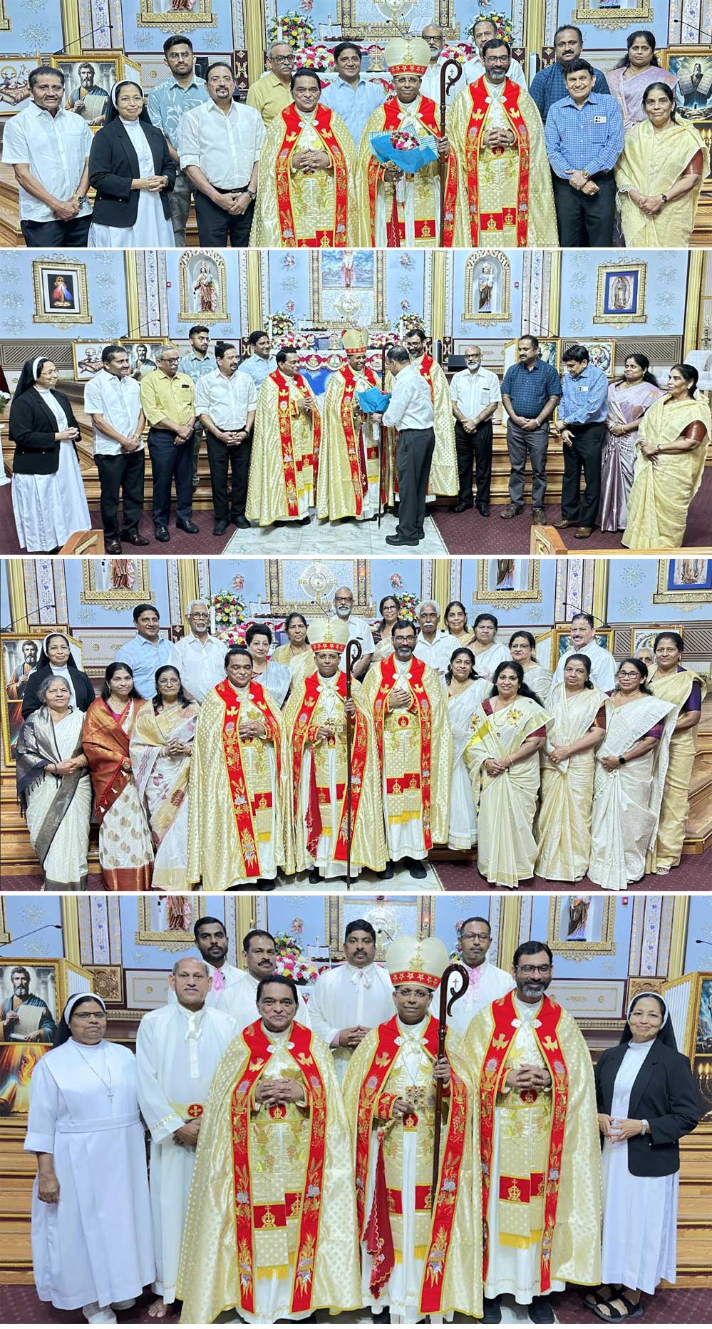 കര്‍ദ്ദിനാള്‍ കൂവക്കാടിന് ഹൂസ്റ്റൺ ക്നാനായ കത്തോലിക്കാ പള്ളിയിൽ ഉജ്ജ്വല സ്വീകരണം