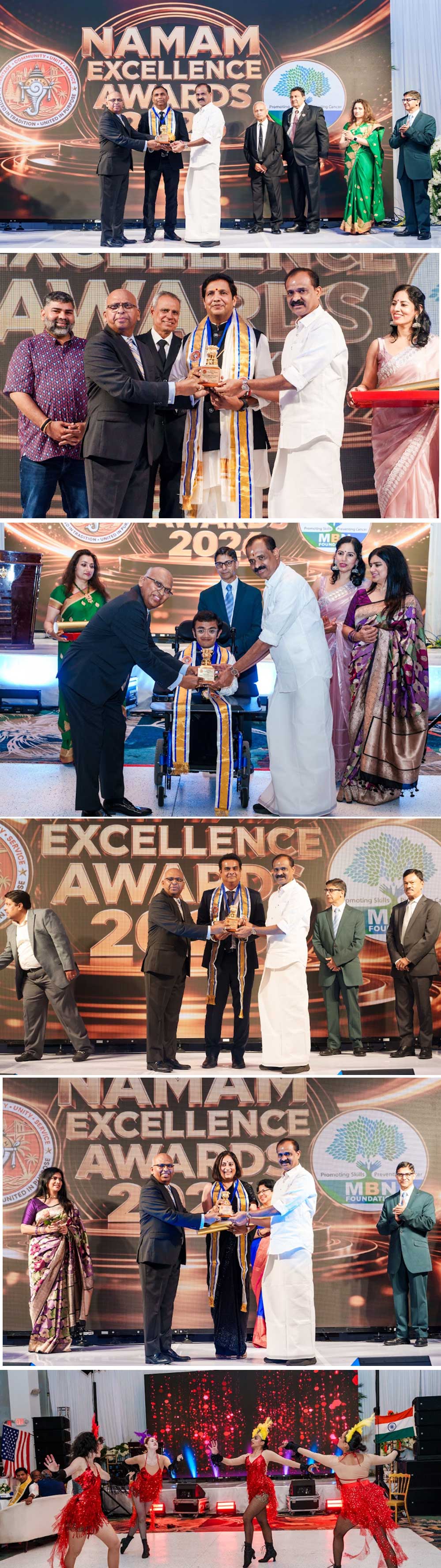 നാമം എക്സലൻസ് അവാർഡുകൾ സമ്മാനിച്ചു; പന്ത്രണ്ട് അതുല്യർ മയൂഖശോഭയിൽ