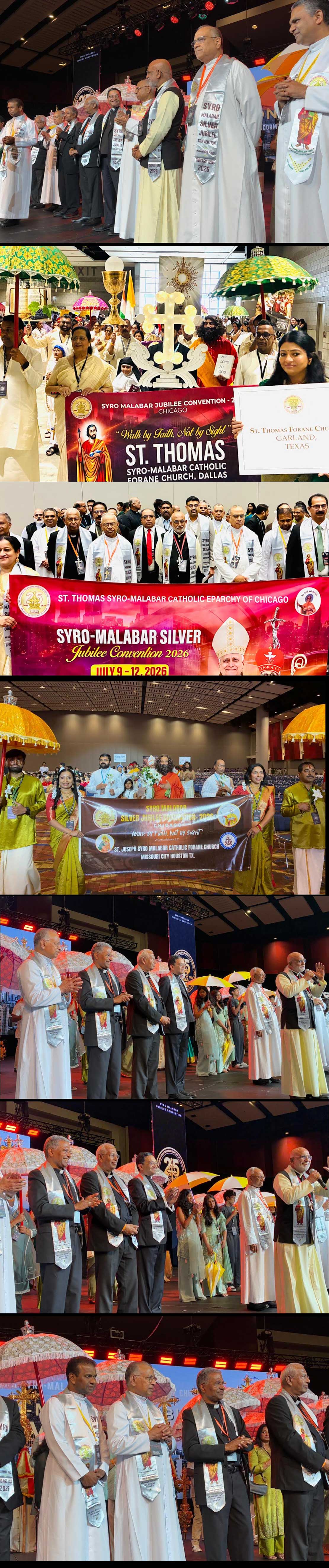 ചിക്കാഗോ സീറോ മലബാർ കൺവെൻഷൻ (രണ്ടാം ദിവസം): വിശ്വാസ റാലിയും ആത്മീയ സംഗമങ്ങളും; രൂപതയുടെ വളർച്ച ദൈവാനുഗ്രഹത്തിന്റെ സാക്ഷ്യമെന്ന് മേജർ ആർച്ചുബിഷപ്പ്