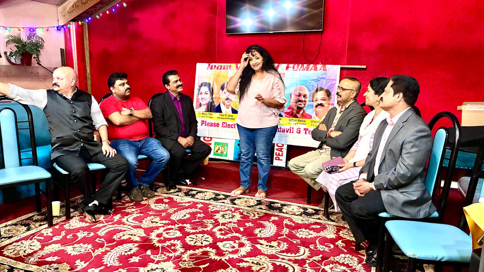 'ടീം വോയ്‌സ് ഓഫ് ഫോമാ'യ്ക്ക് ഒക്കലഹോമ മലയാളി അസോസിയേഷന്റെ ഹൃദ്യമായ സ്വീകരണം