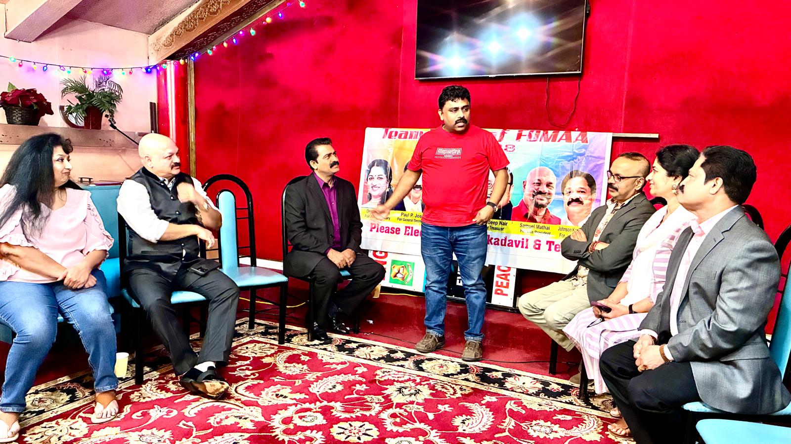 'ടീം വോയ്‌സ് ഓഫ് ഫോമാ'യ്ക്ക് ഒക്കലഹോമ മലയാളി അസോസിയേഷന്റെ ഹൃദ്യമായ സ്വീകരണം