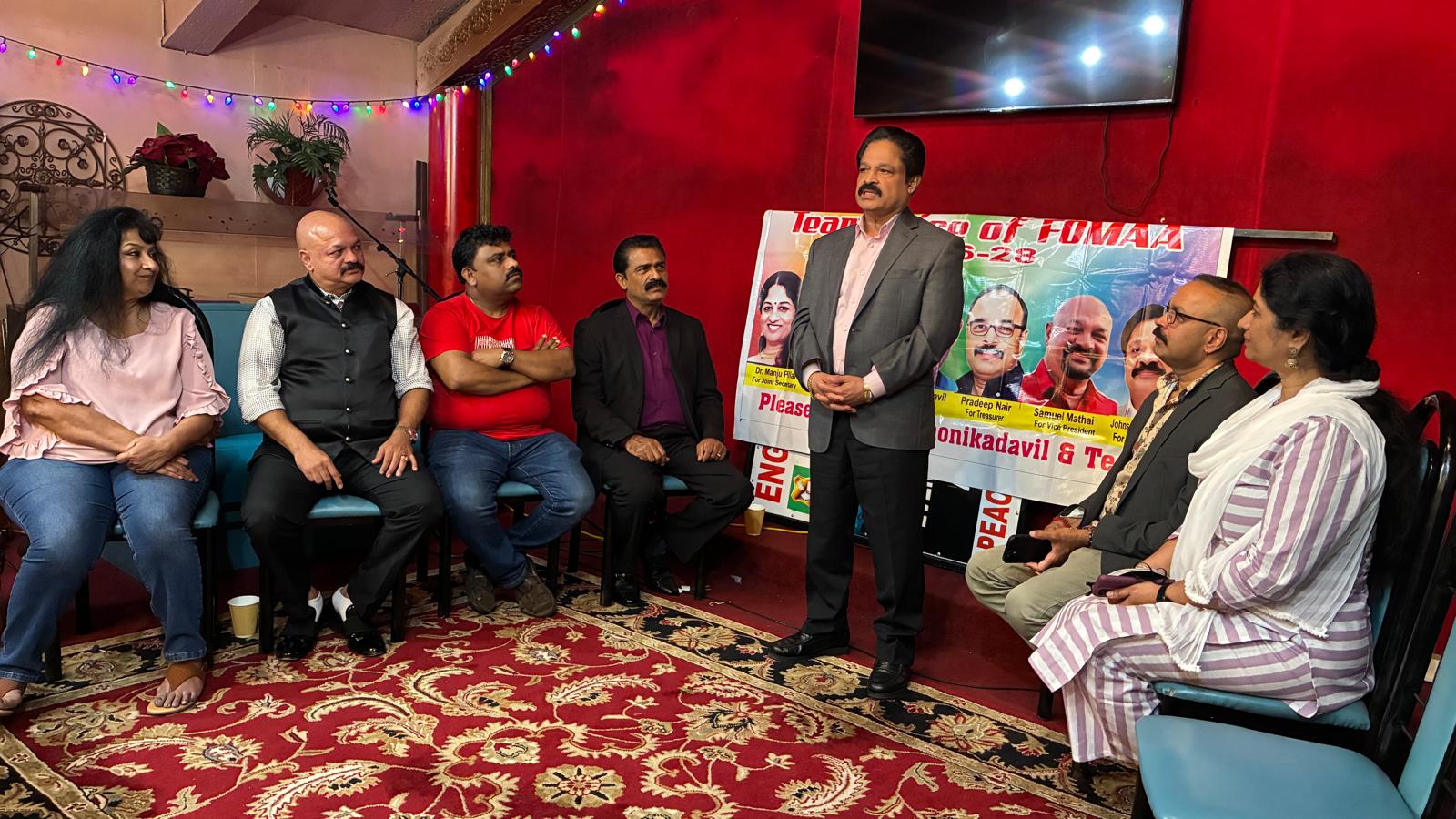 'ടീം വോയ്‌സ് ഓഫ് ഫോമാ'യ്ക്ക് ഒക്കലഹോമ മലയാളി അസോസിയേഷന്റെ ഹൃദ്യമായ സ്വീകരണം