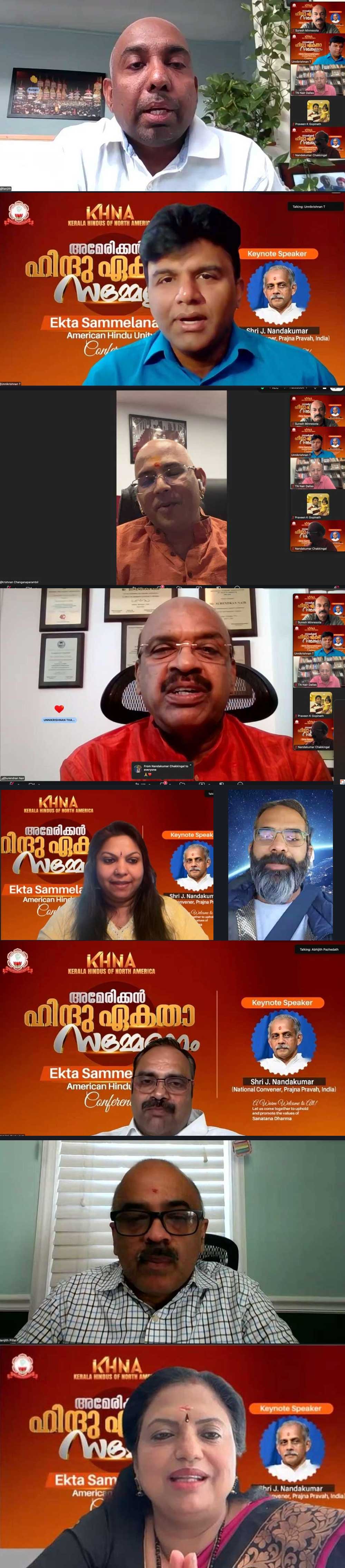 വിശ്വസാഹോദര്യ സന്ദേശമുയർത്തി അമേരിക്കൻ ഹിന്ദു ഏകതാ സമ്മേളനം